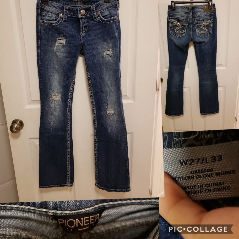 Silver Pioneer Jean's W27xL33